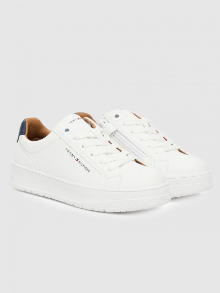 Sneakers Boy White Tommy Jeans Kids
