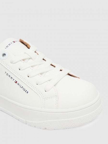 Sneakers Boy White Tommy Jeans Kids