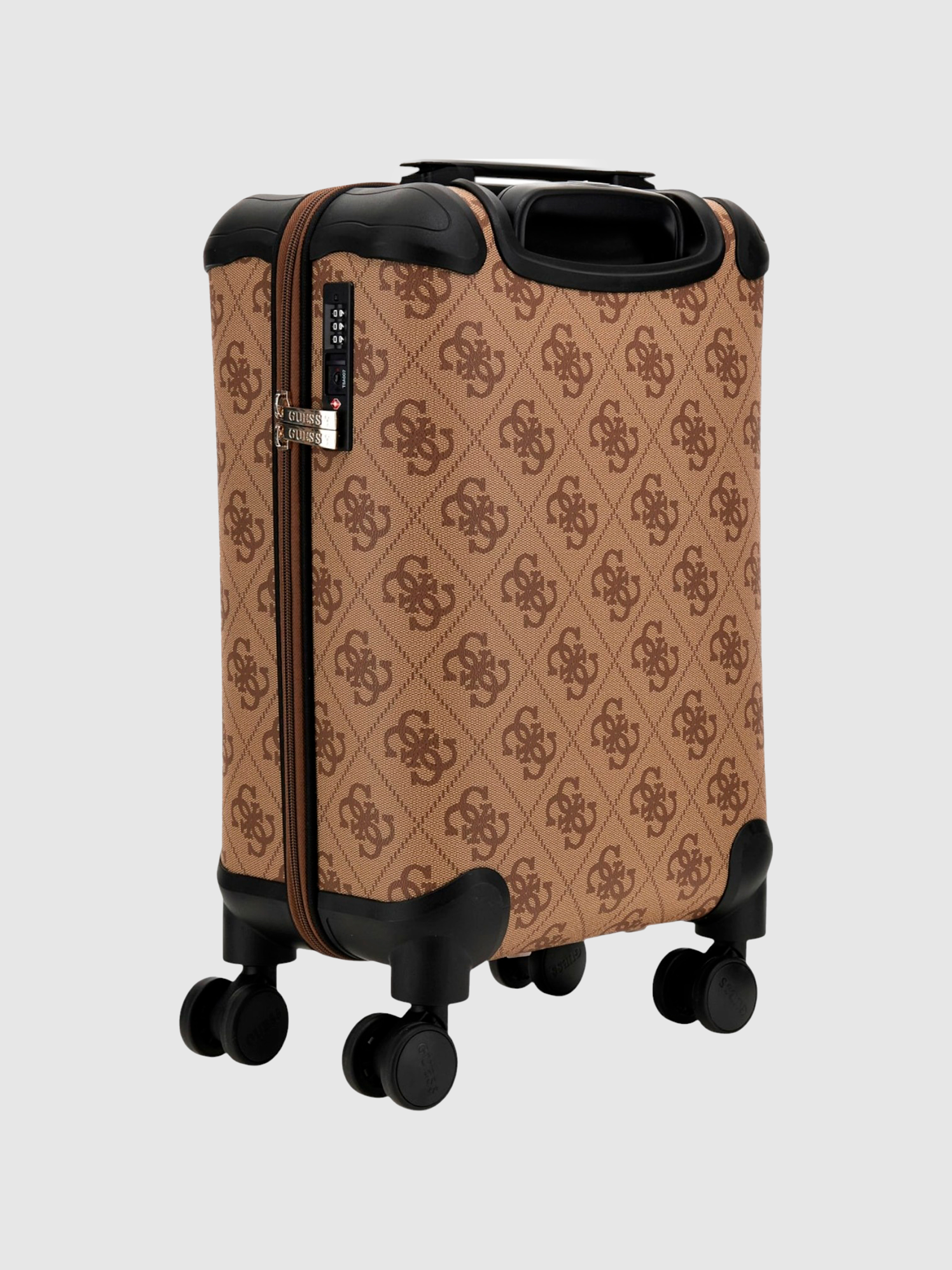 Bolsa de Viaje Pequeña Mujer Beige Guess