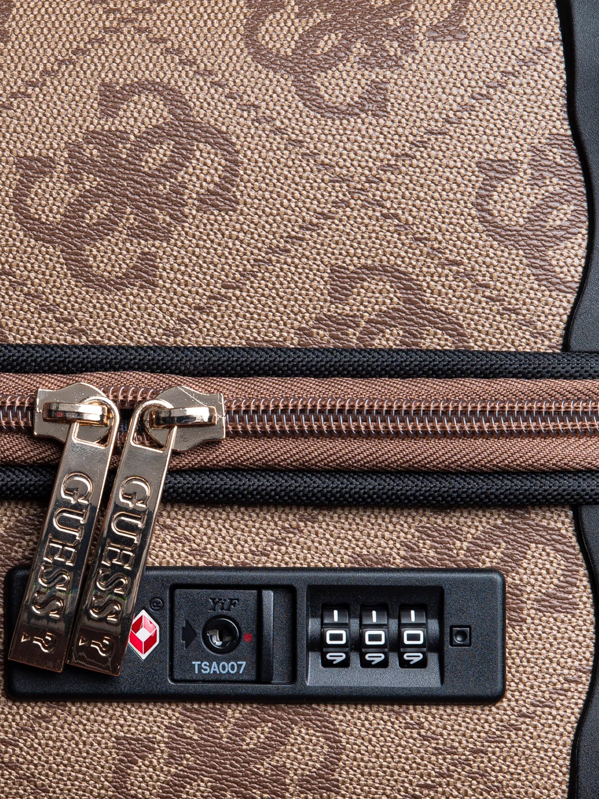 Bolsa de Viaje Pequeña Mujer Beige Guess