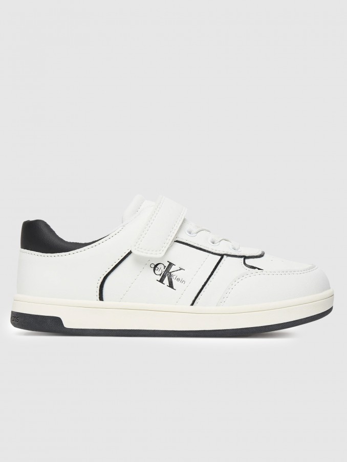 Sneakers Boy White Calvin Klein