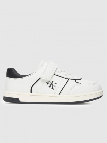 Sneakers Boy White Calvin Klein