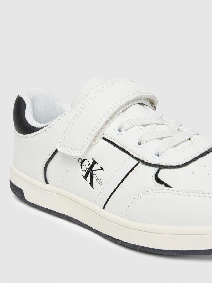 Sneakers Boy White Calvin Klein