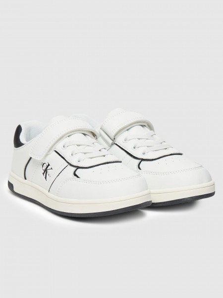 Sneakers Boy White Calvin Klein
