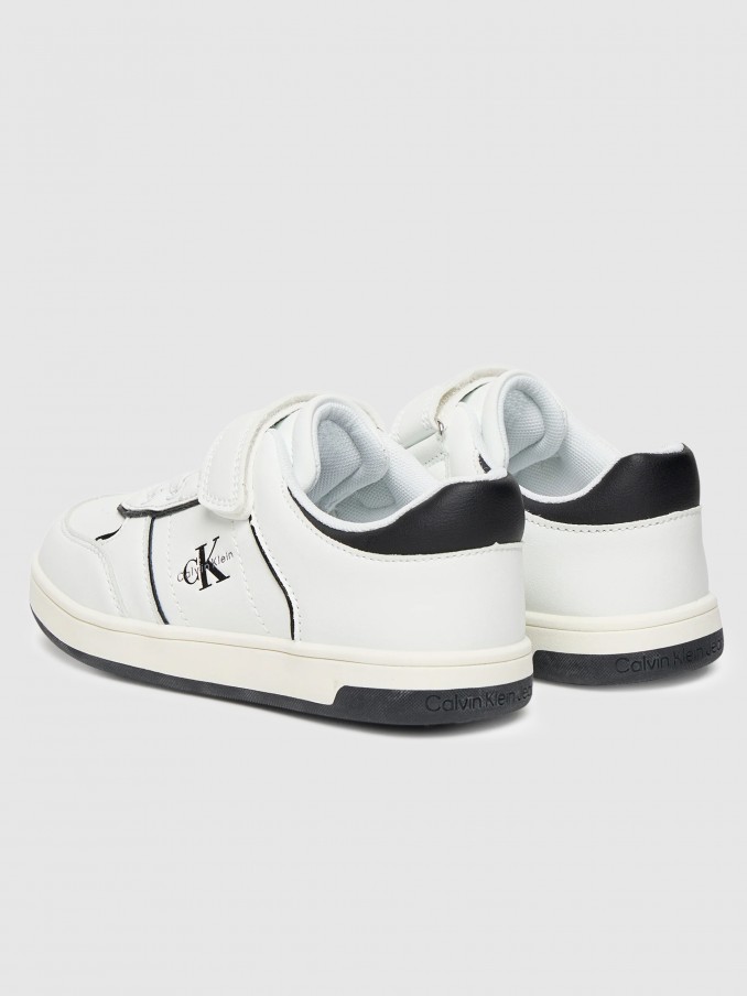 Sneakers Boy White Calvin Klein
