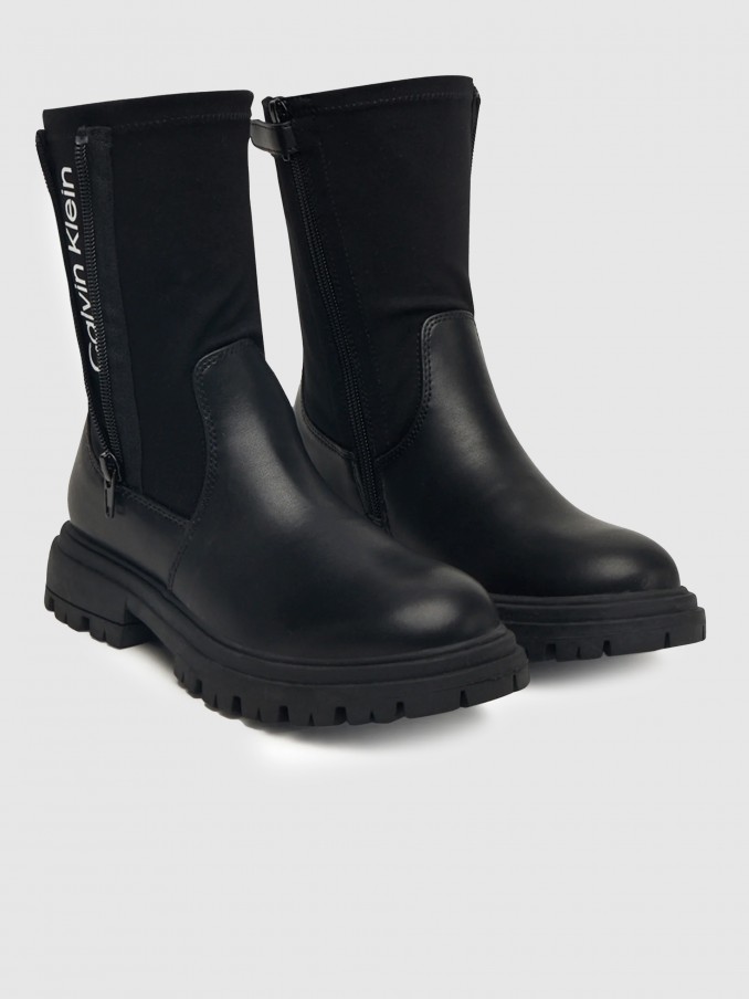 Boots Girl Black Calvin Klein