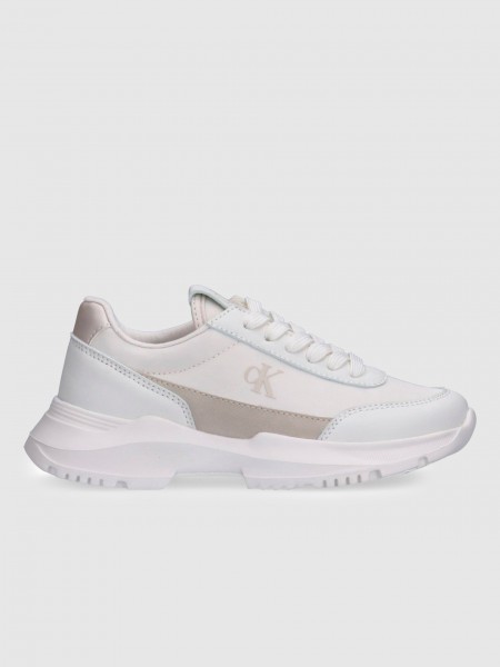 Sneakers Boy White Calvin Klein