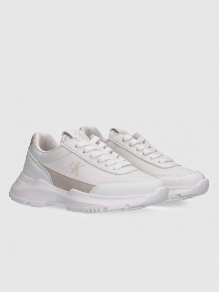 Sneakers Boy White Calvin Klein