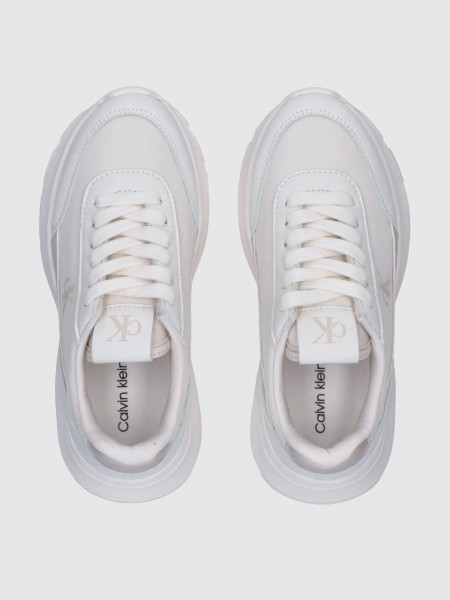 Sneakers Boy White Calvin Klein