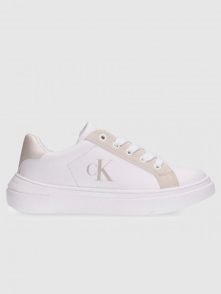 Sneakers Girl White Calvin Klein