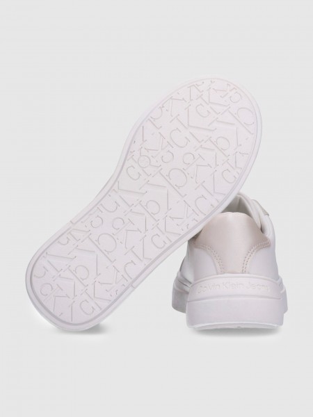 Sneakers Girl White Calvin Klein Sneakers Girl White Calvin Klein