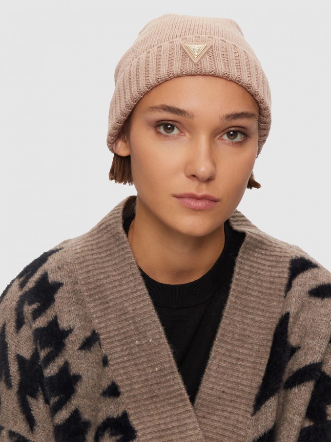 Beanie Woman Cream Guess Underwear