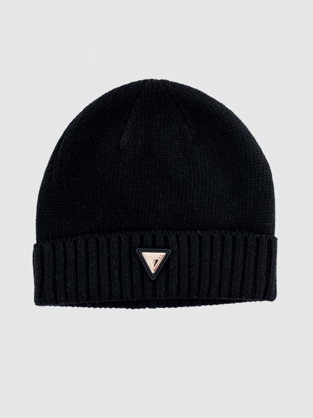 Beanie Woman Black Guess Underwear