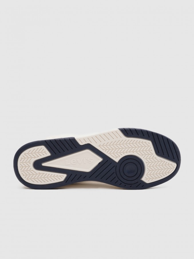 Tenis Nio Blanco Con Rojo Levis