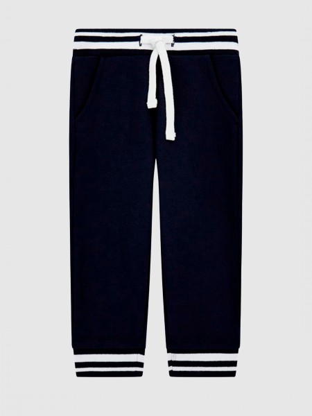 Pants Boy Navy Blue Guess