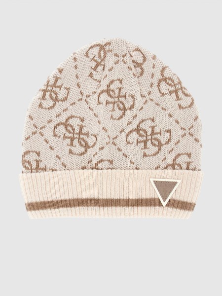 Beanie Woman Beige Guess Underwear