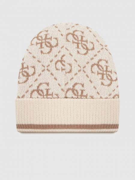 Beanie Woman Beige Guess Underwear