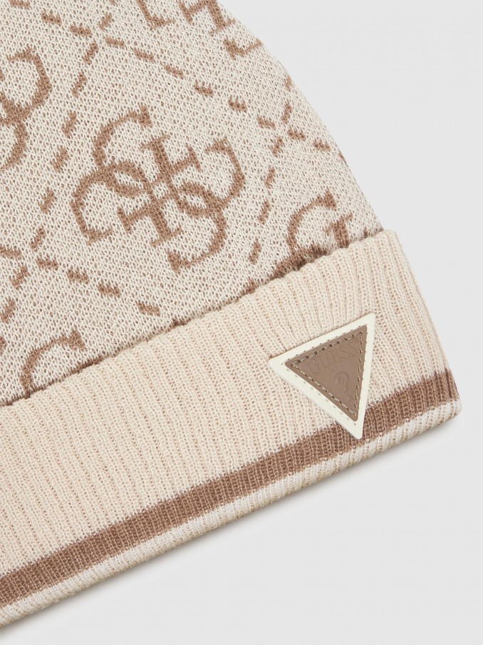 Beanie Woman Beige Guess Underwear