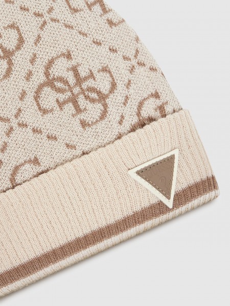Beanie Woman Beige Guess Underwear