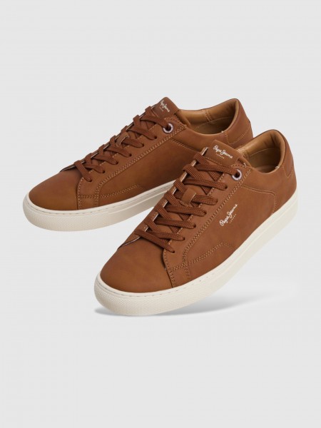 Tenis Hombre Camello Pepe Jeans London