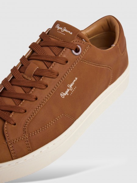 Tenis Hombre Camello Pepe Jeans London