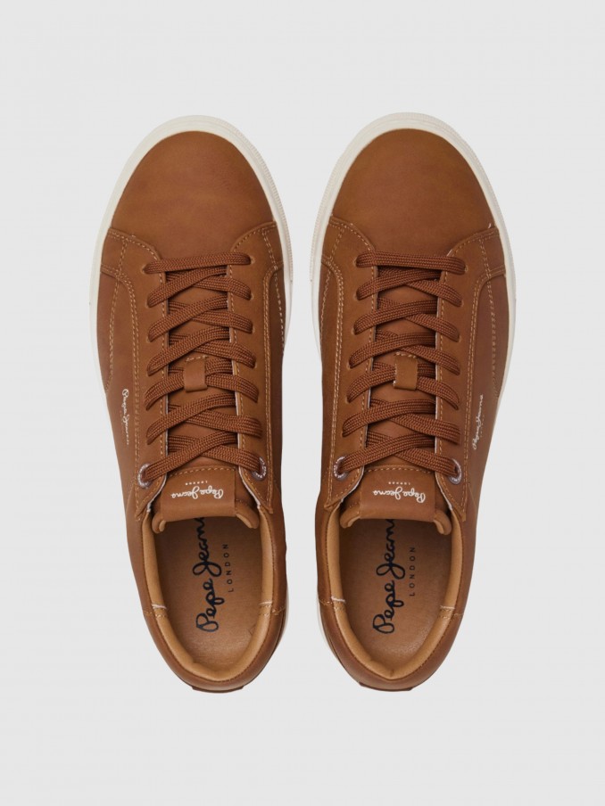Tenis Hombre Camello Pepe Jeans London