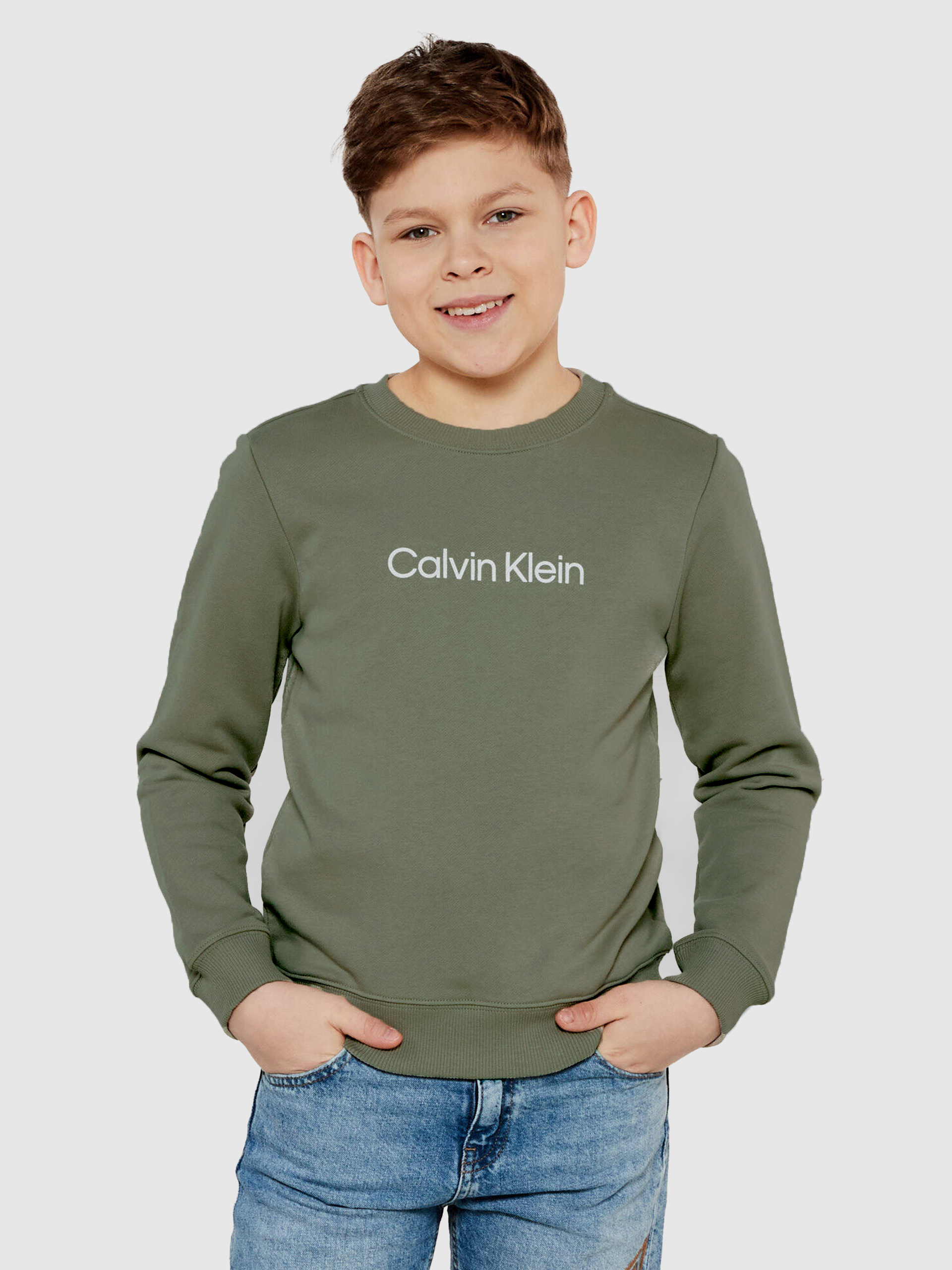 Sueter Niño Verde Calvin Klein