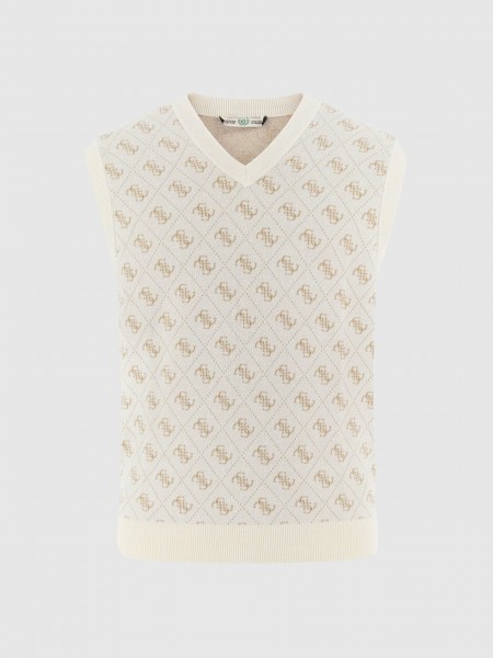 Sueter Mujer Beige Guess