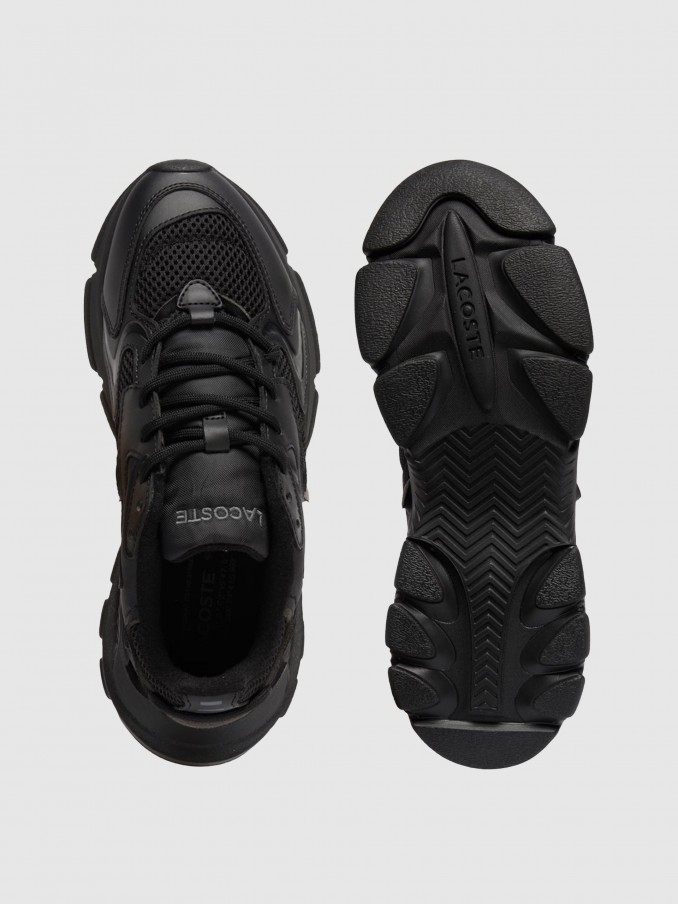 Tenis Nio Negro Lacoste