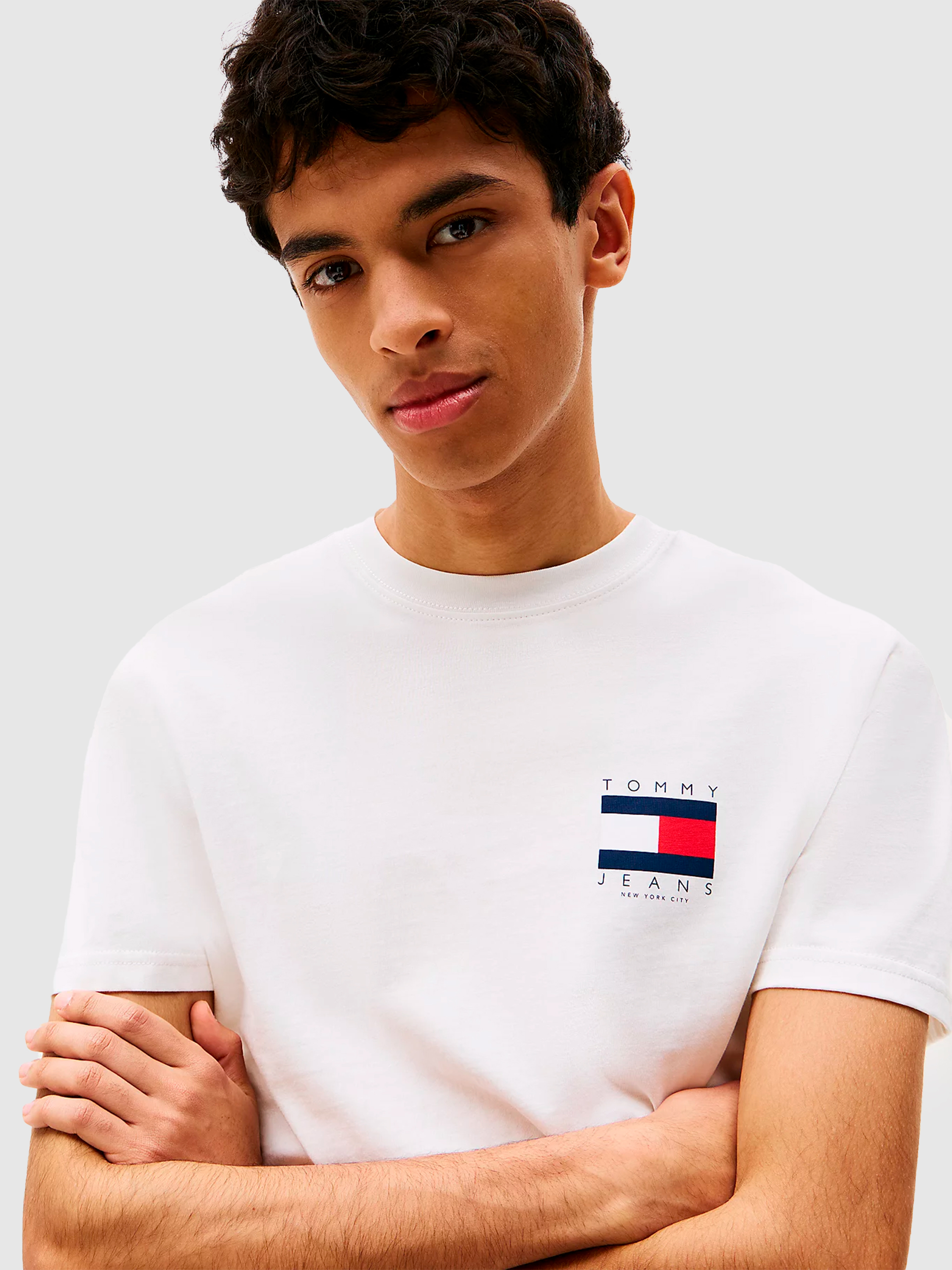 Camiseta Hombre Blanco Tommy Jeans