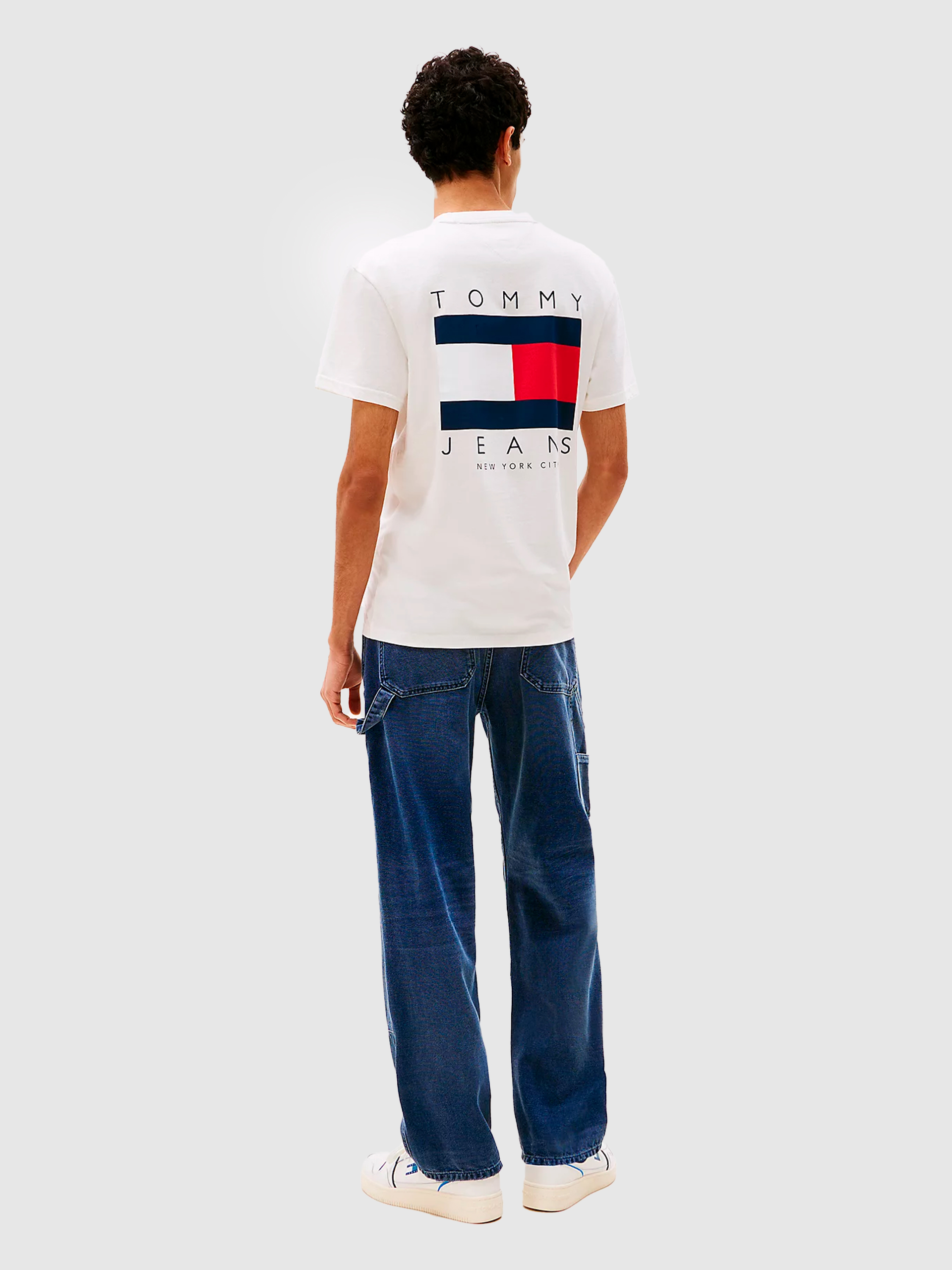 Camiseta Hombre Blanco Tommy Jeans