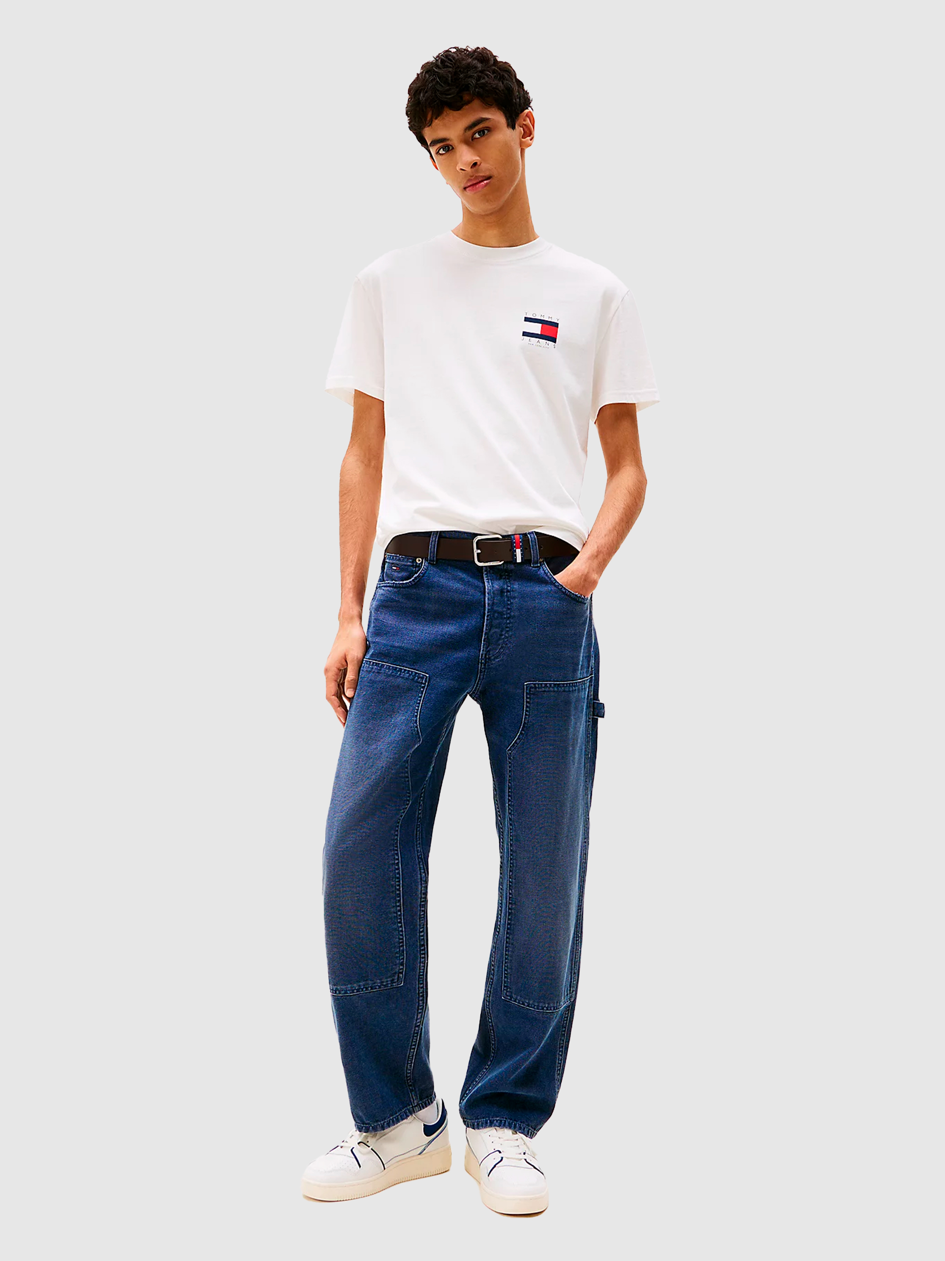 Camiseta Hombre Blanco Tommy Jeans