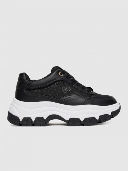 Tenis Mujer Negro Guess