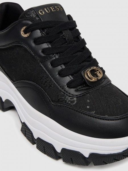Sneakers Woman Black Guess Sneakers Woman Black Guess