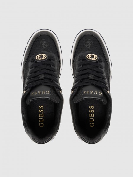 Sneakers Woman Black Guess Sneakers Woman Black Guess