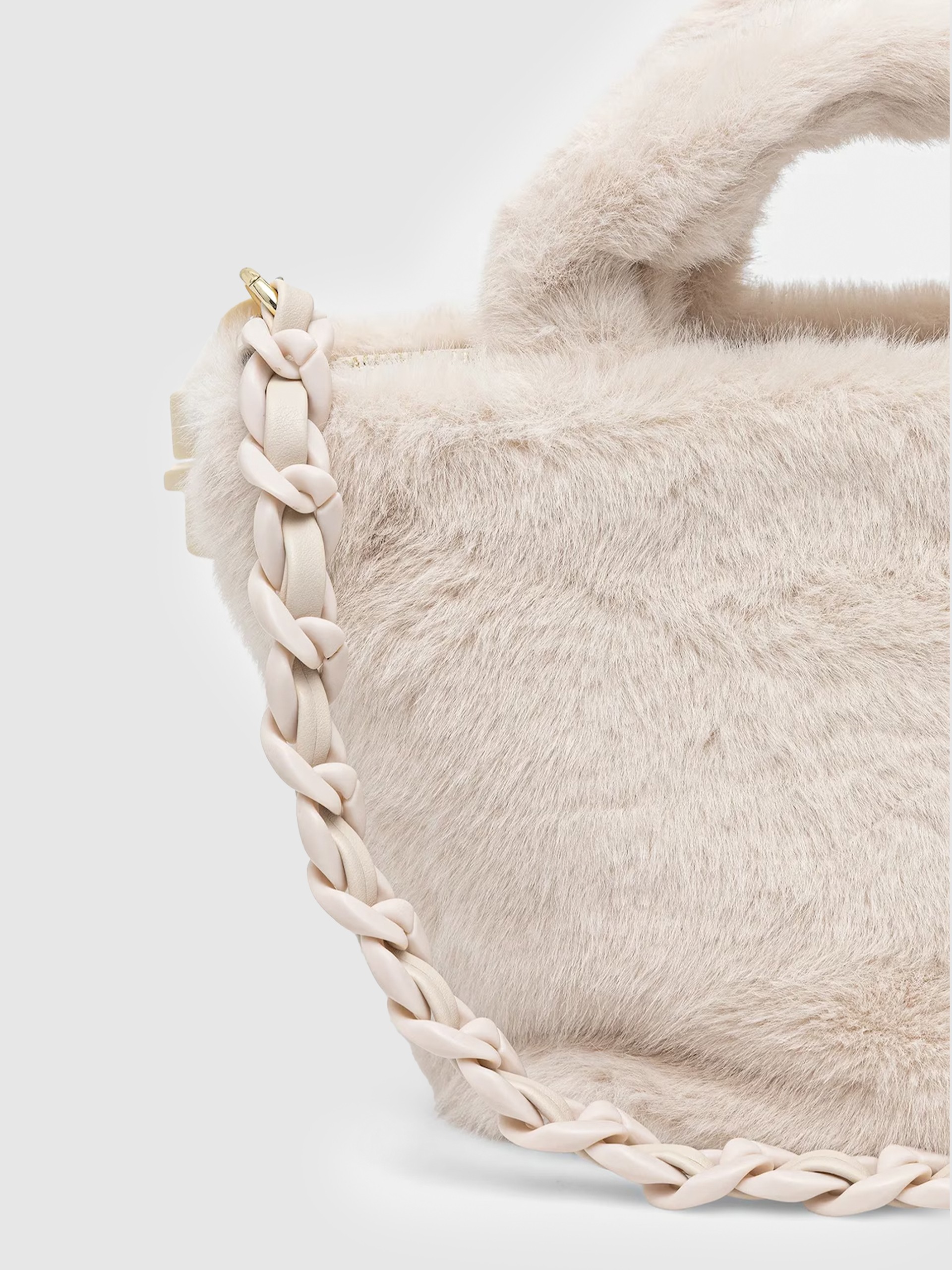 Bolsos de Mano Niña Crema Guess