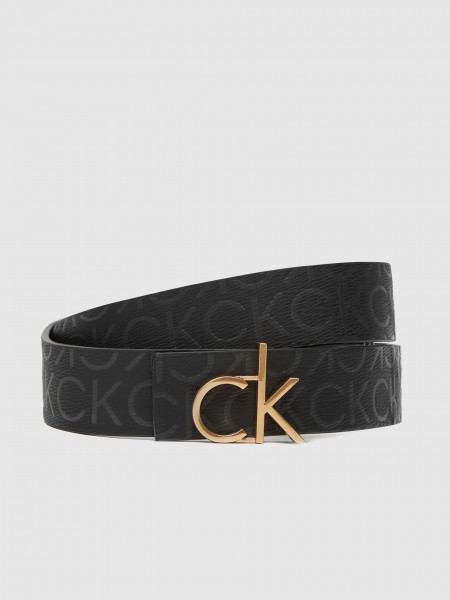 Belt Woman Black Calvin Klein
