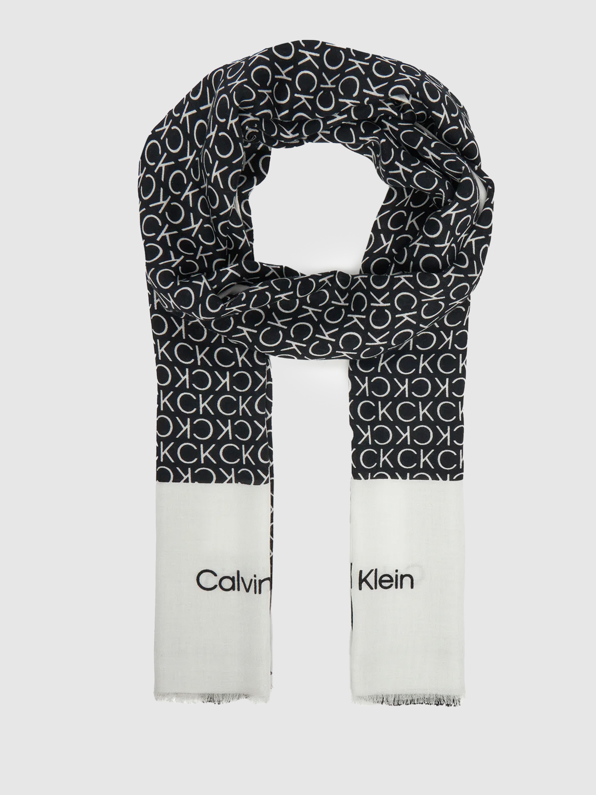 Scarf Woman Black Calvin Klein