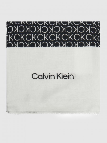 Scarf Woman Black Calvin Klein Scarf Woman Black Calvin Klein