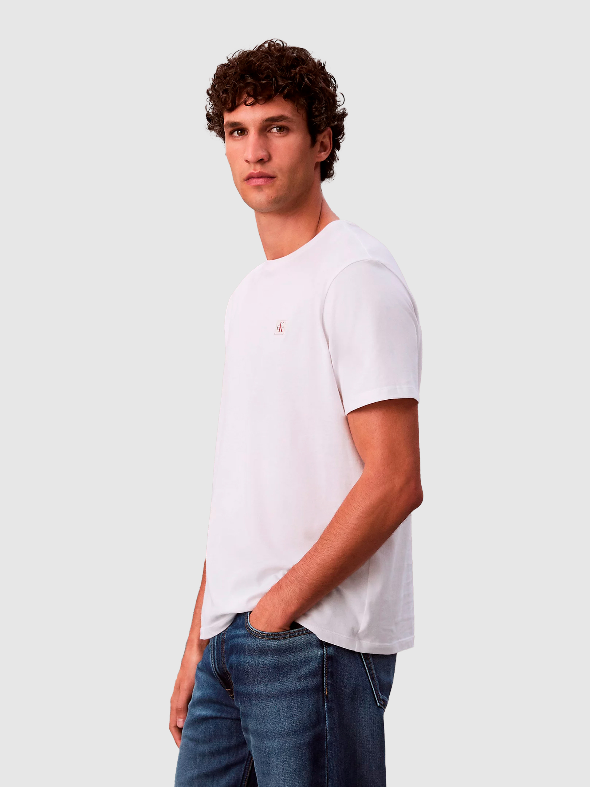 T-Shirt Man White Calvin Klein