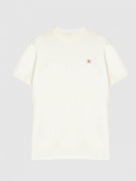 Camiseta Hombre Blanco Calvin Klein