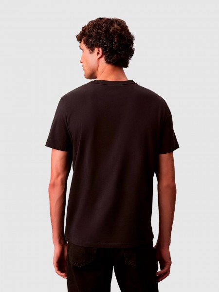 T-Shirt Man Black Calvin Klein