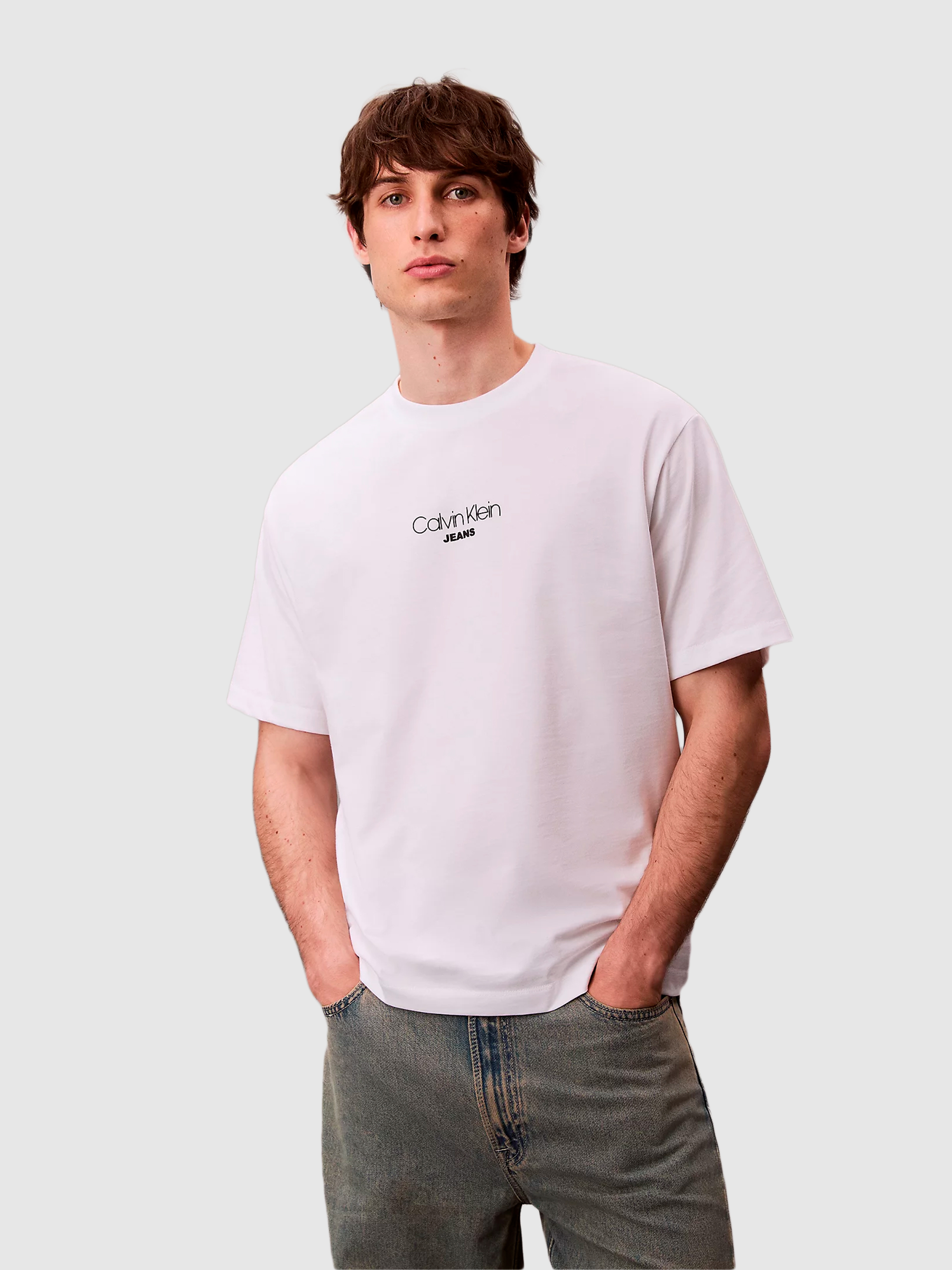 T-Shirt Man White Calvin Klein
