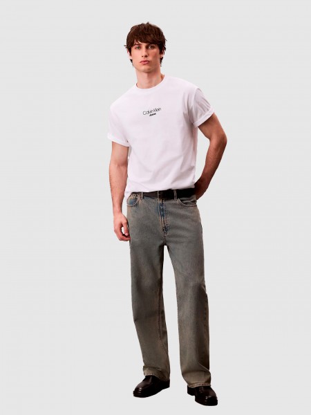 T-Shirt Man White Calvin Klein
