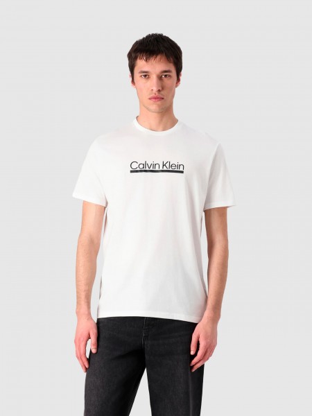 T-Shirt Man White Calvin Klein
