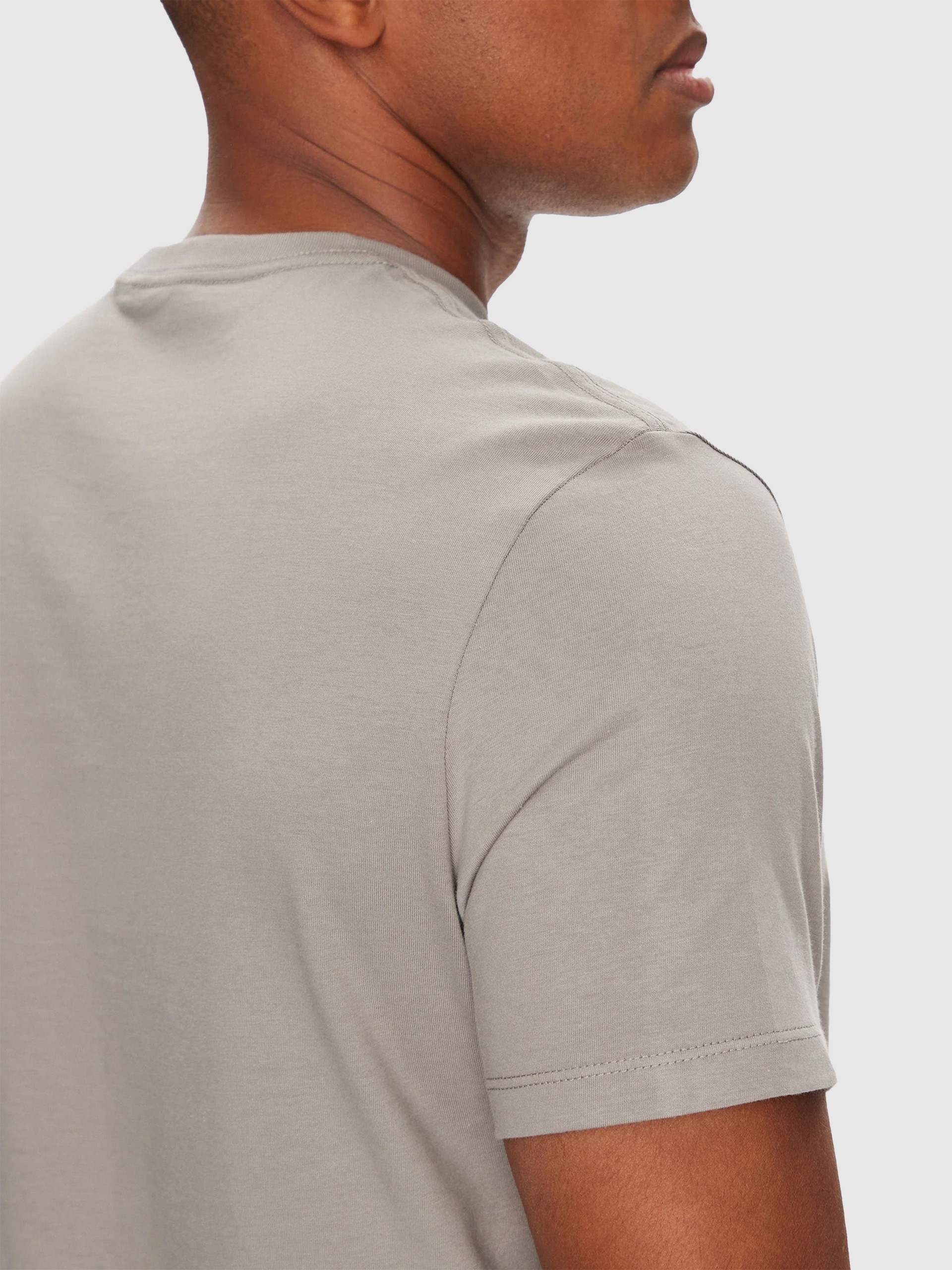 Camiseta Hombre Gris Calvin Klein