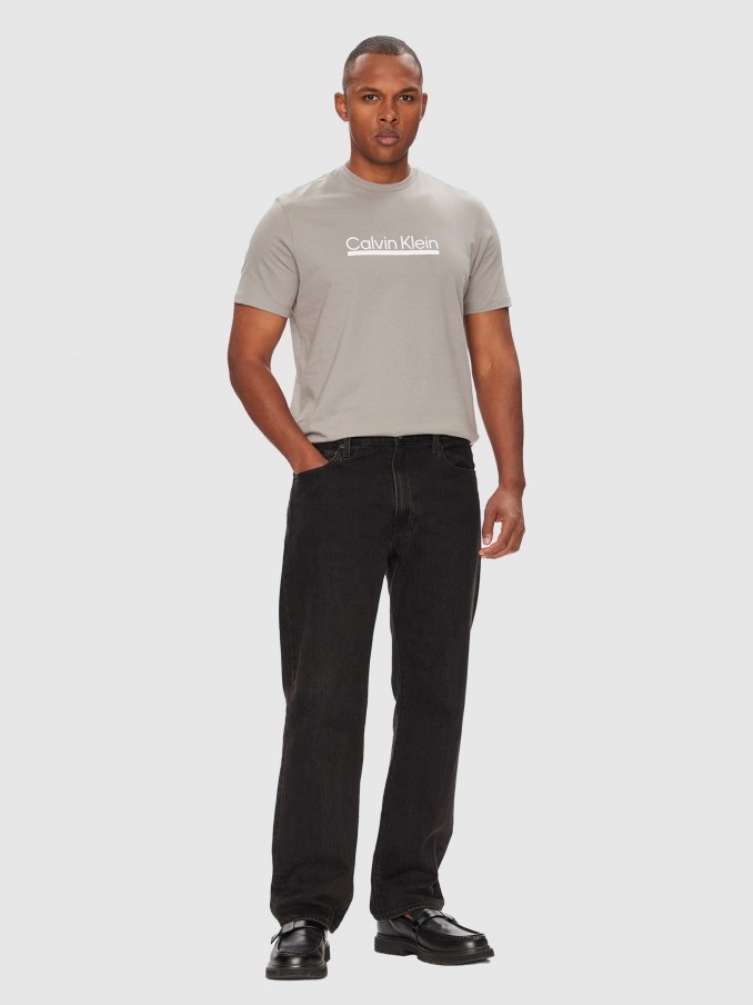 T-Shirt Man Grey Calvin Klein