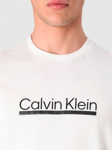 T-Shirt Man White Calvin Klein