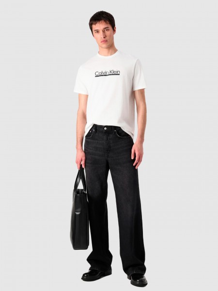 T-Shirt Man White Calvin Klein