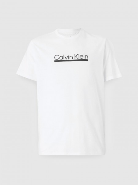 T-Shirt Man White Calvin Klein